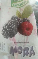 Sorbete de mora