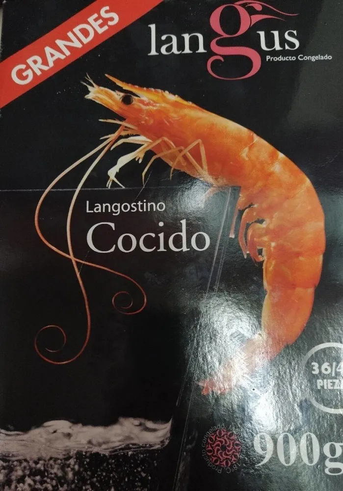 Langostino cocido