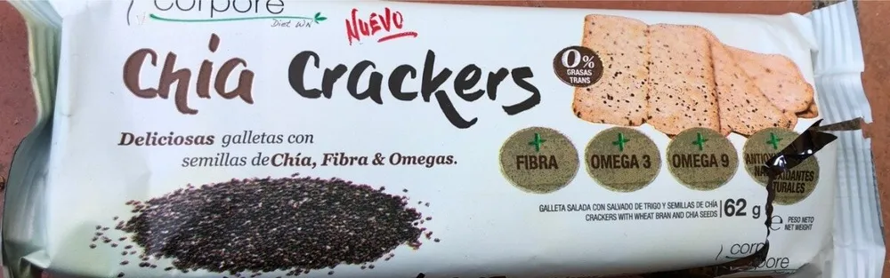 Chia crackers
