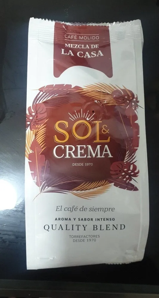 Café Molido Sol Y Crema