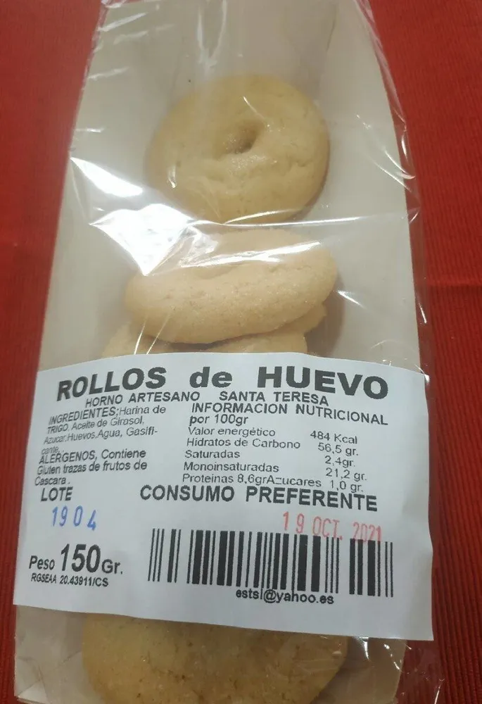 Rollos de huevo