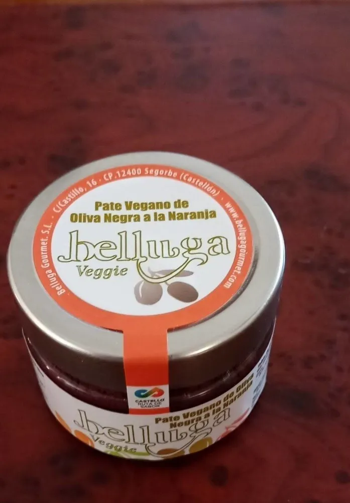 Paté vegano de oliva negra a la naranja