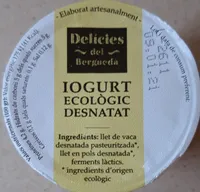 Iogurt ecològic desnatat