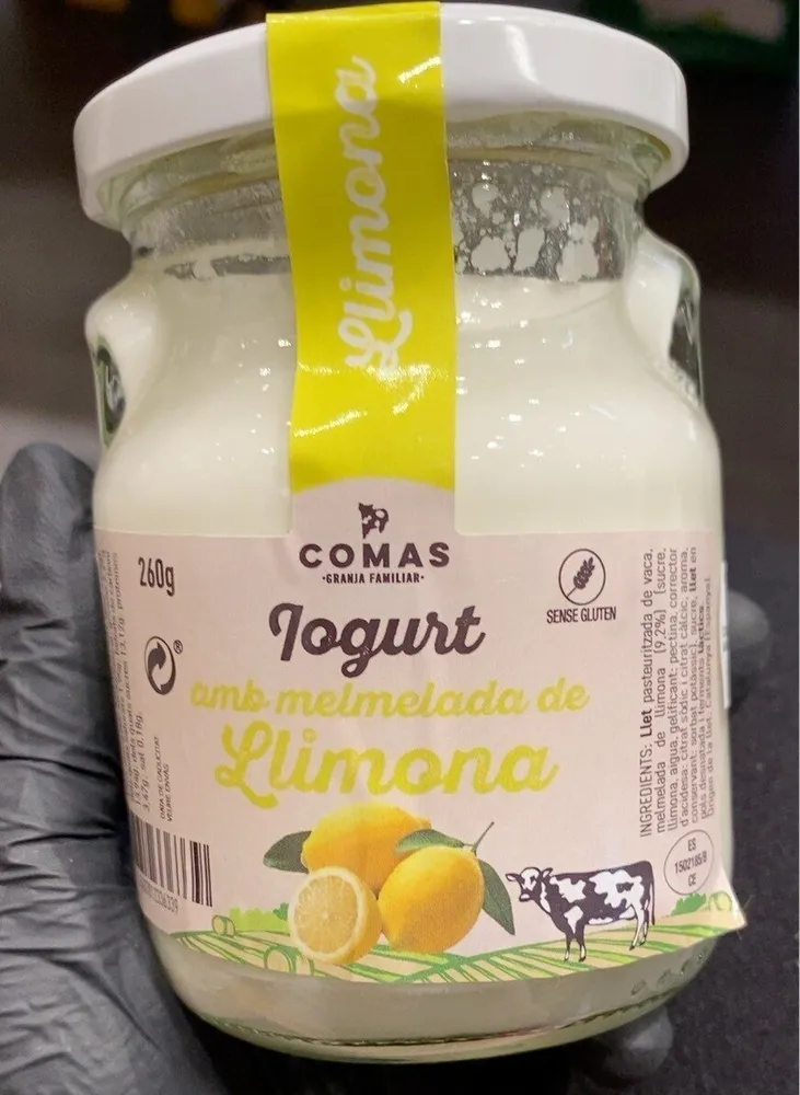 Yogurt amb mermelada de llimona