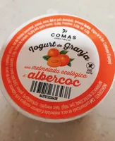 Iogurt Comas con mermelada de albaricoque