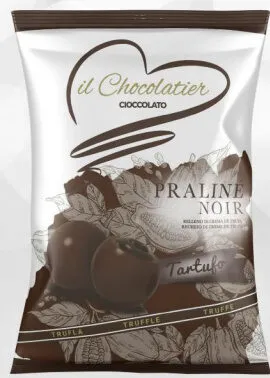 chocolate con leche relleno de crema sabor trufa