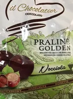 Praliné golden relleno de avellanas
