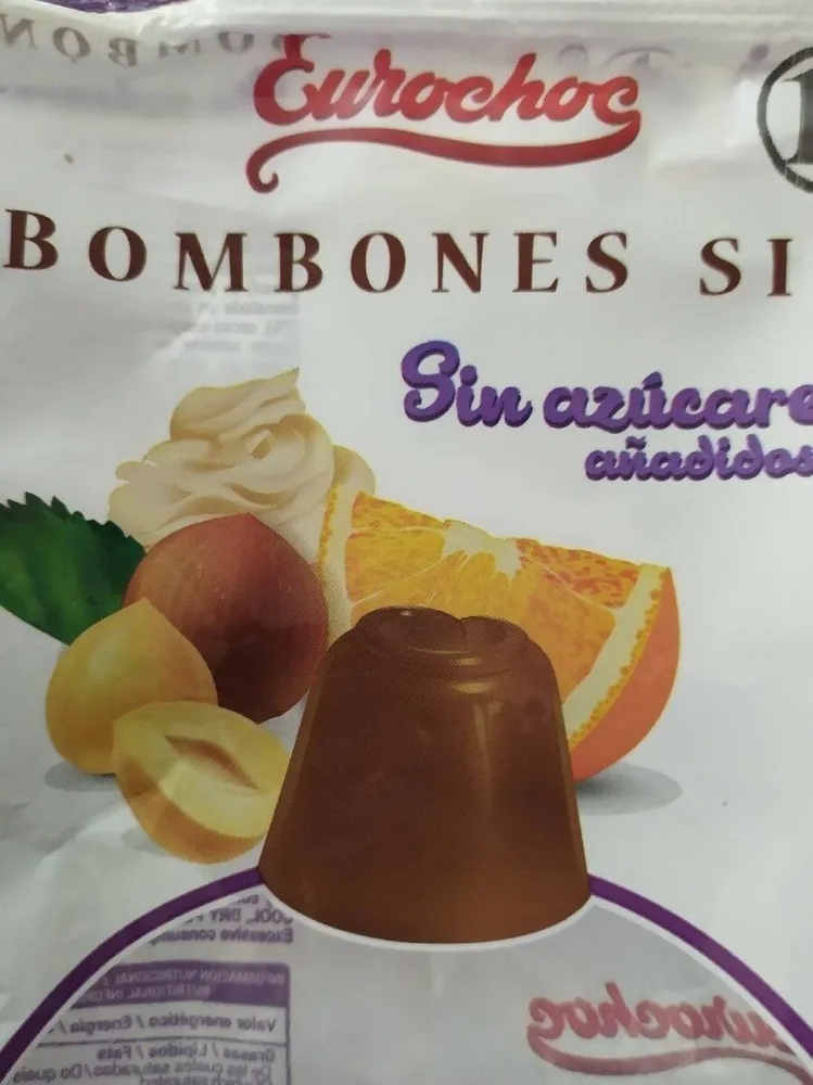 Bombones sin azucares añadidos