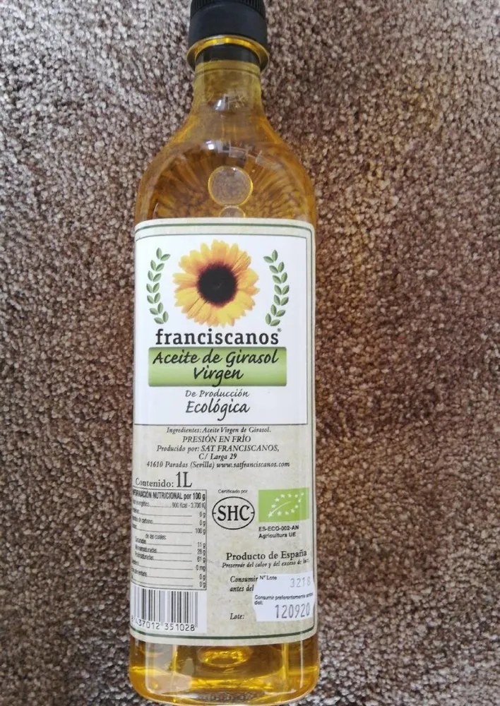 Aceite de girasol virgen