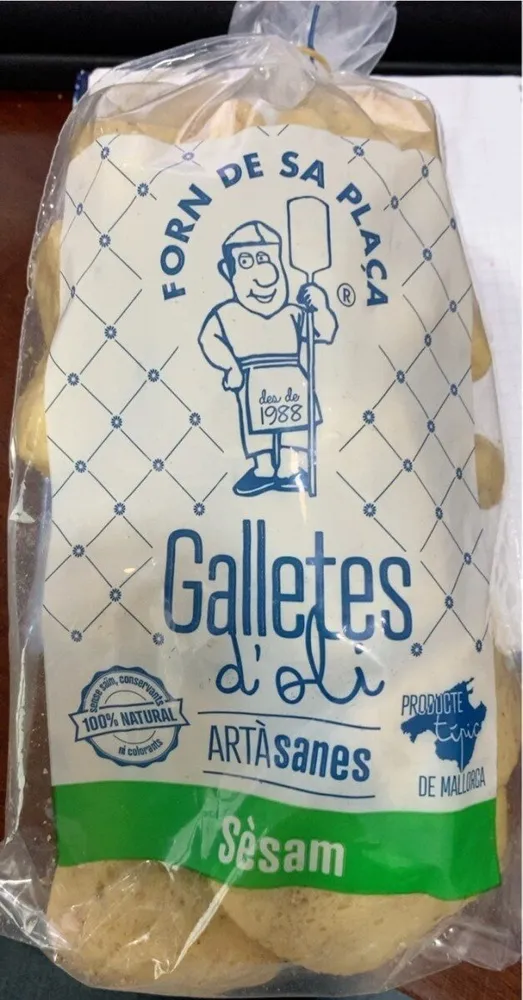 Galletes d'oli (sèsam)