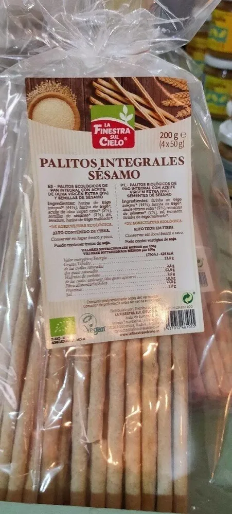 Palitos integrales sésamo