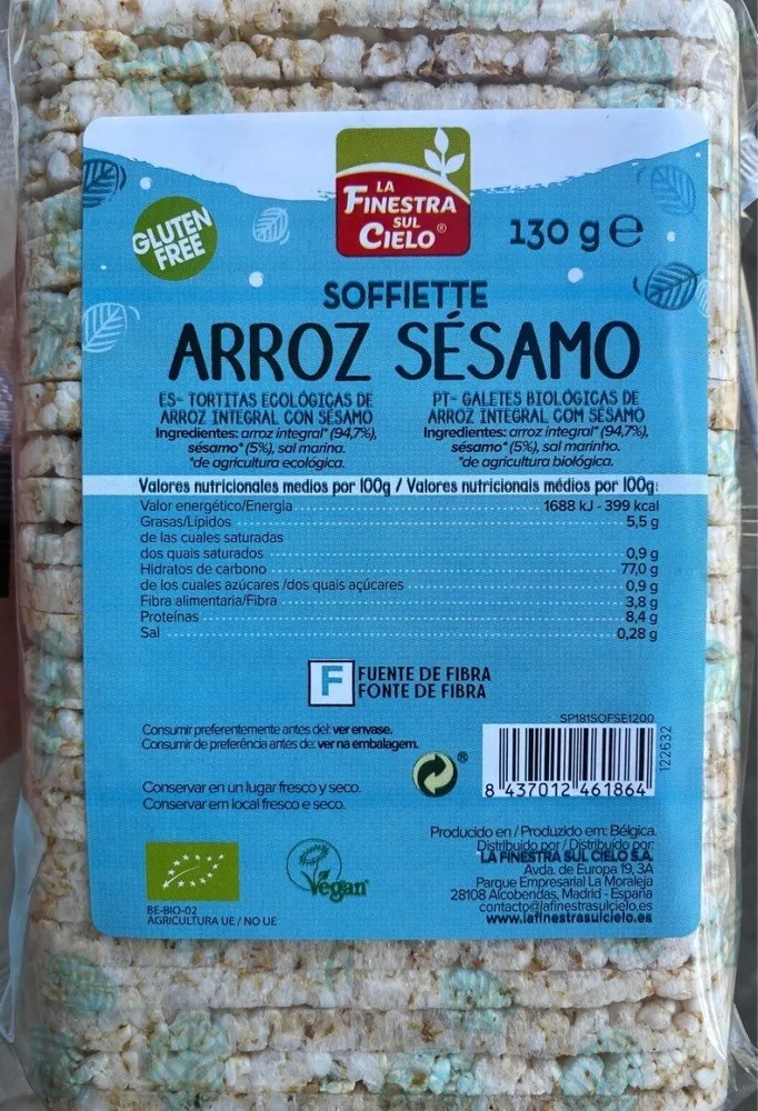 Soffiette Arroz Sesamo