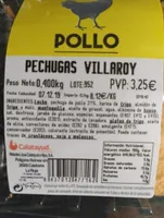 Pechugas villaroy