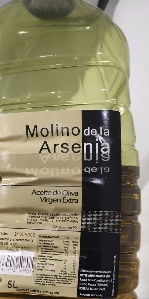 Aceite de oliva virgen extra