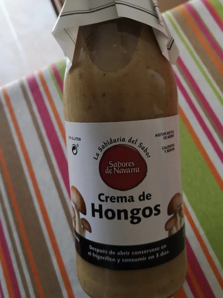 Crema de hongos