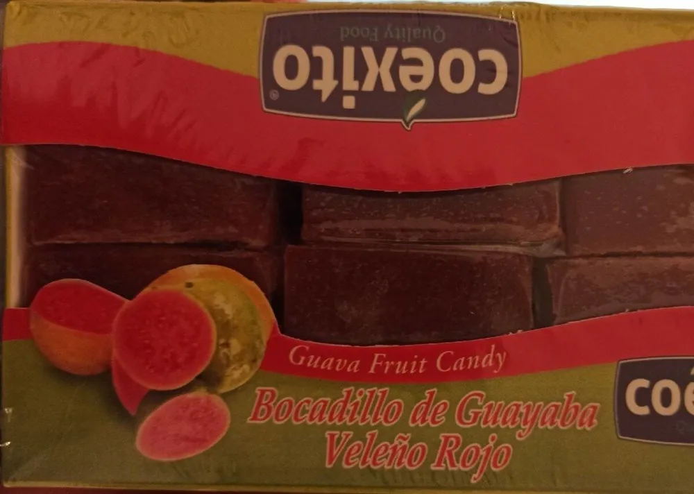 Bocadillo de guayaba veleño rojo