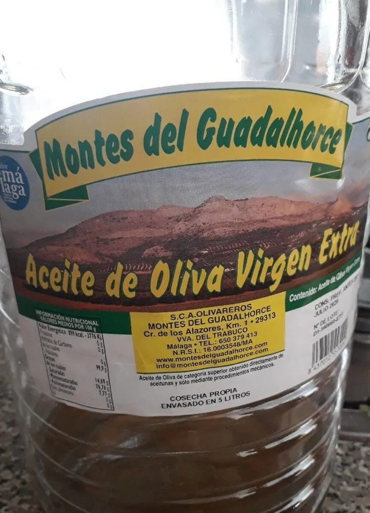 Aceite de oliva virgen extra