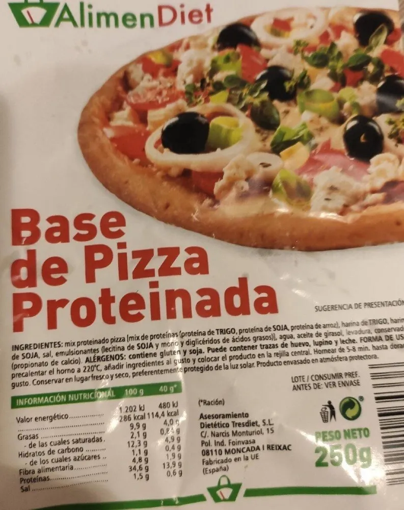Base de Pizza Proteinada