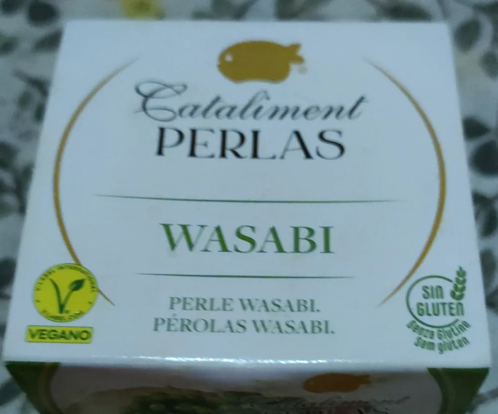 Perlas de wasabi tarro