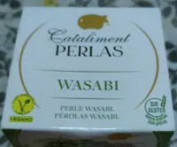 Perlas de wasabi tarro