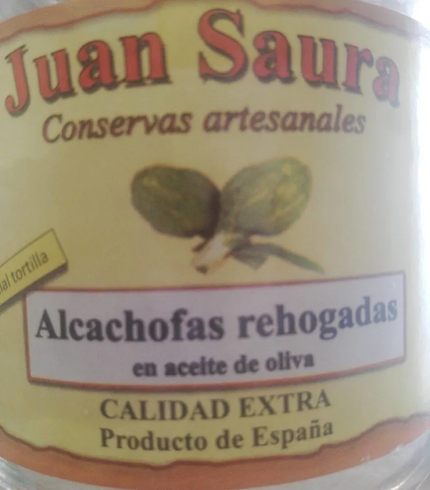 Alcachofas rehogadas