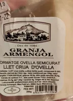 Formatge ovella semicurat granja armengol