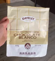 Gotas chocolate balnco