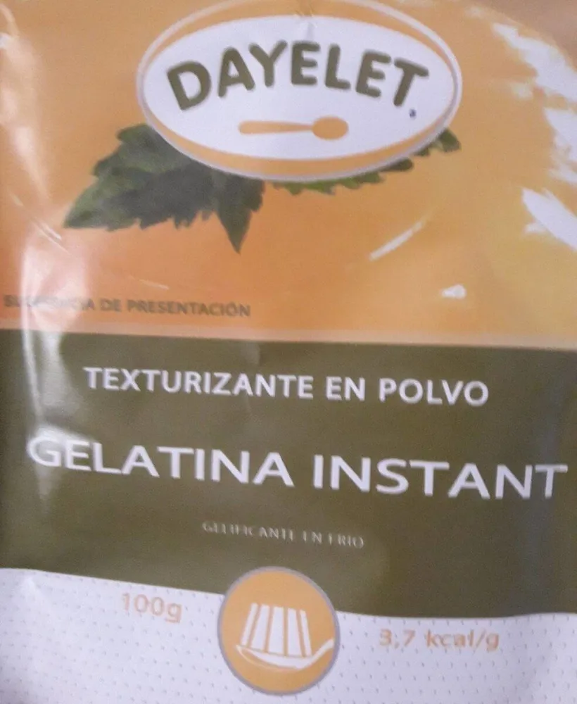 Gelatina instantanea