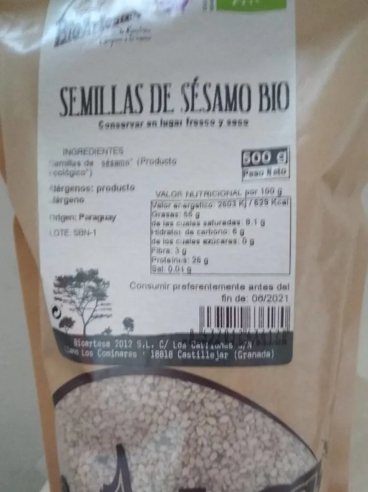 Semillas de sésamo bio
