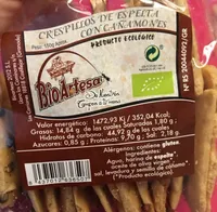 Crespillos de espelta con cañamones