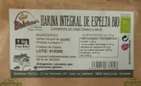 Harina integral de espelta bio