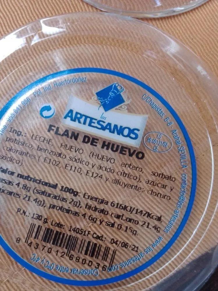 Flan de huevo