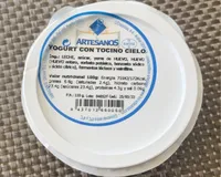 Yogurt con tocino de cielo