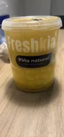 Piña natural en rodajas