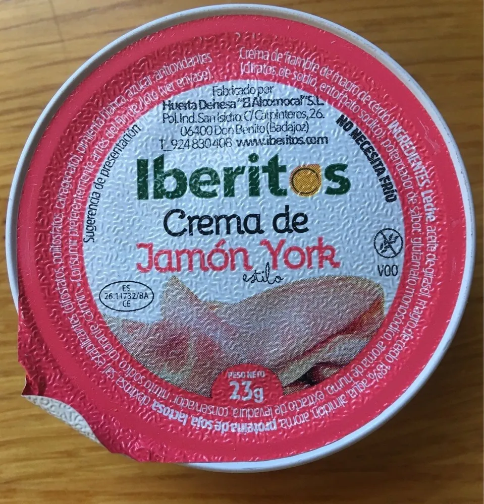 Crema de jamón york