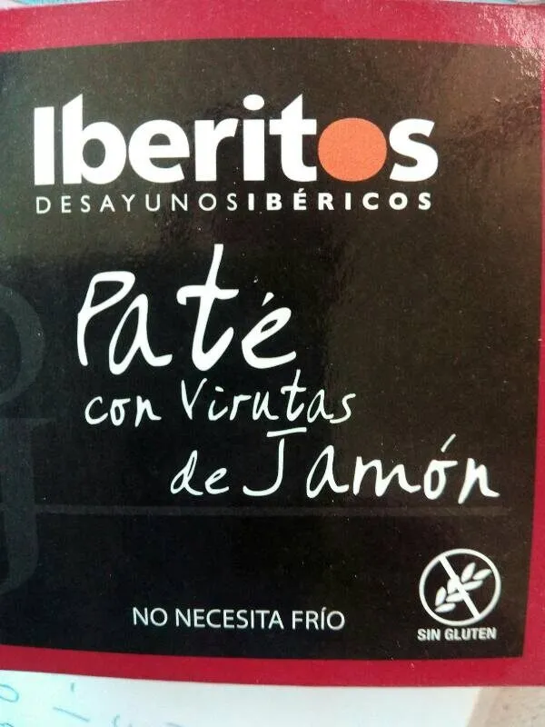 Paté con virutas de jamón