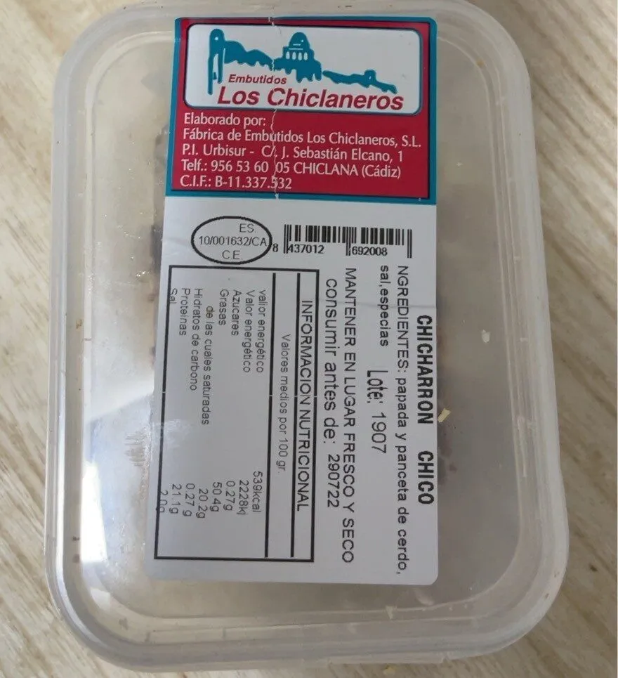 Chicharron chico