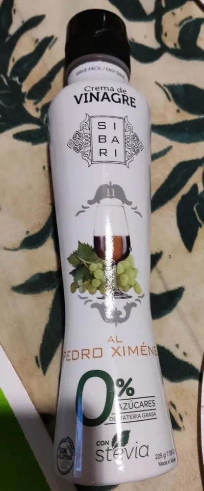 Crema de vinagre al Pedro Ximénez