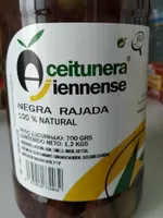 Aceitunas negars rajadas