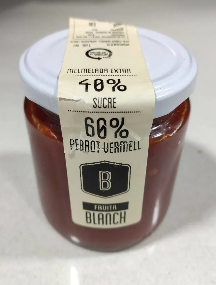 Mermelada extra pebrot vermell