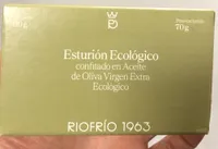 Esturión ecológico confitado