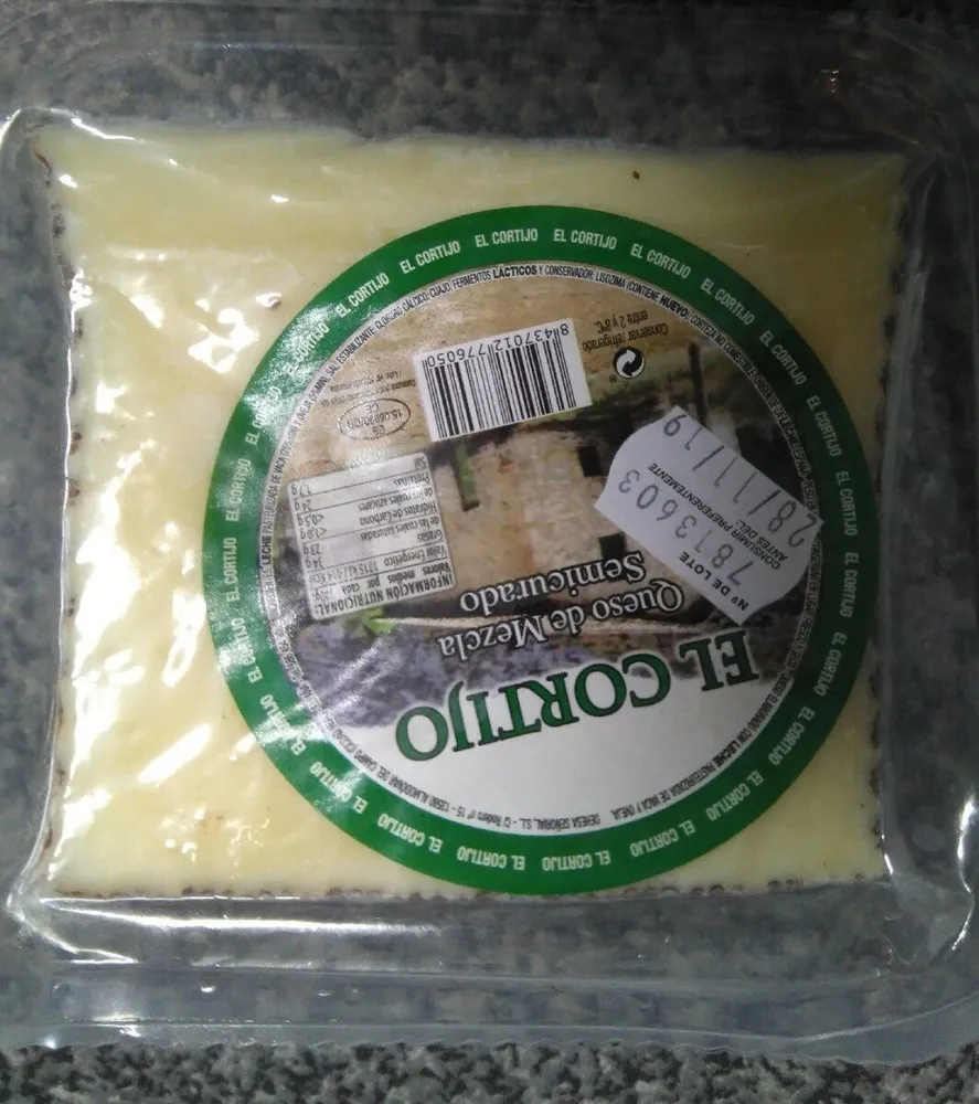 Quedo mezcla semicurado