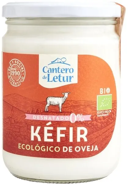 Kéfir de oveja natural desnatado ecológico tarro