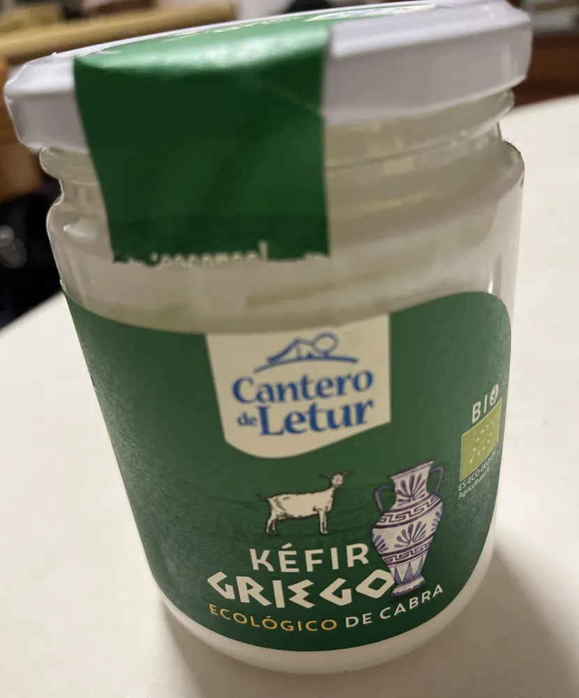 Kéfir griego ecológico de cabra