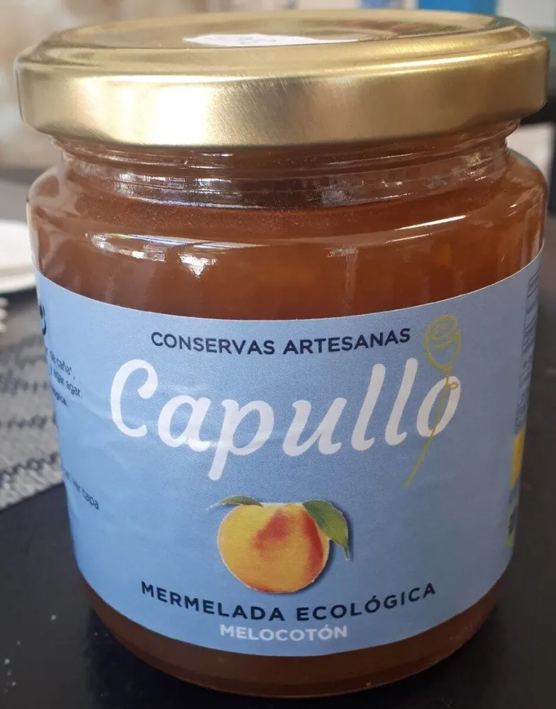 Mermelada ecológica de melocotón