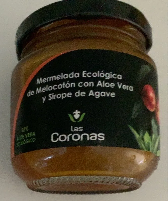 Mermelada ecologica de melocoton con aloe vera