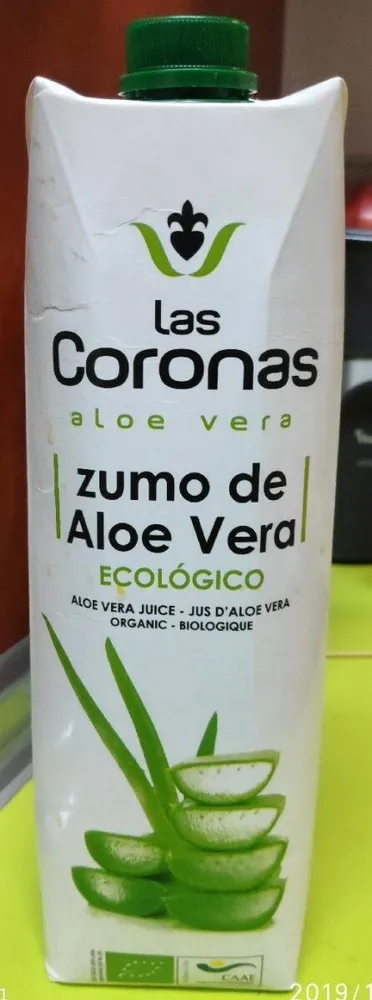 Zumo de aloe vera ecologico
