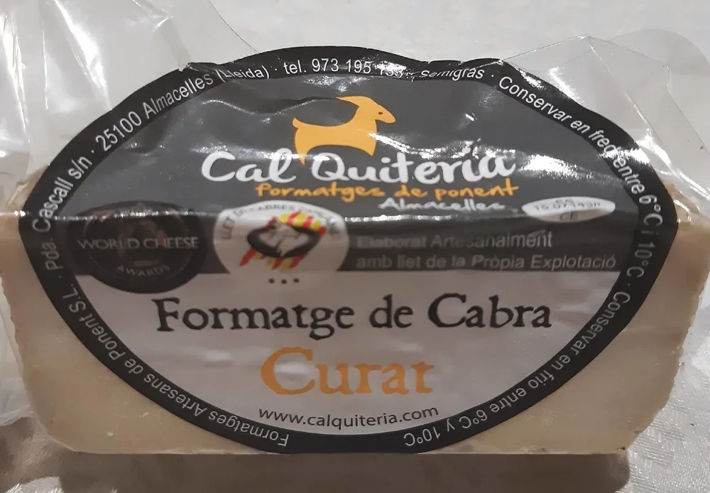 Formatge de Cabra Curat Cal Quitèria