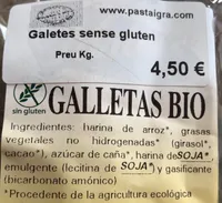 Galletas sin gluten