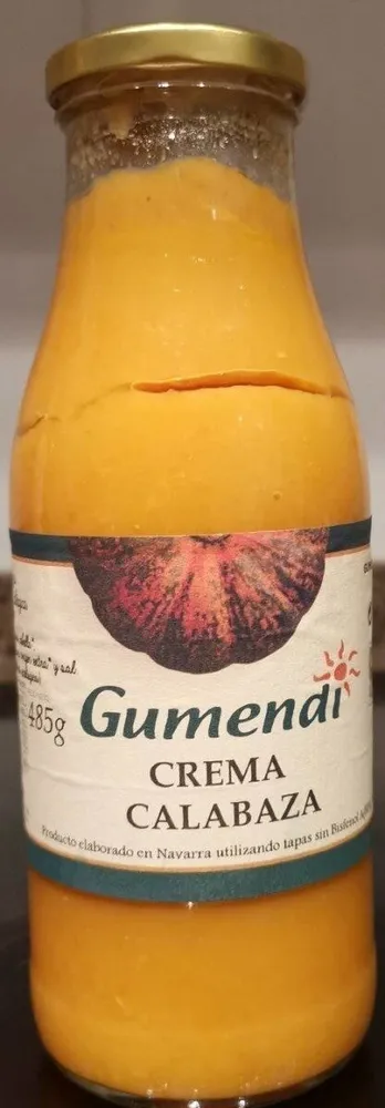Crema de calabaza Gumendi